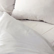 Bed Sheet Flat 66 X 104 Inch White 55% Cotton / 45% Polyester Reusable - BeHope