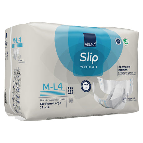 Unisex Adult Incontinence Brief Abena Slip Flexi Fit Medium / Large Disposable Heavy Absorbency - BeHope