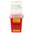 Sharps Container BD™ Red Base 9 H X 4-1/2 W X 4 D Inch Vertical Entry 0.375 Gallon - BeHope