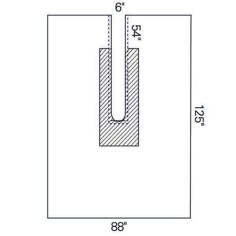 Surgical Drape Large Ortho U-Drape 88 W X 125 L Inch Sterile - BeHope