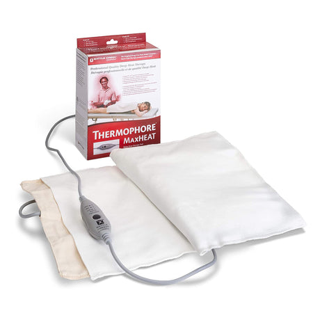 Moist Heating Pad Thermophore® MaxHEAT™ Back / Hip / Leg / Shoulders Large Cotton Blend Cover Reusable - BeHope