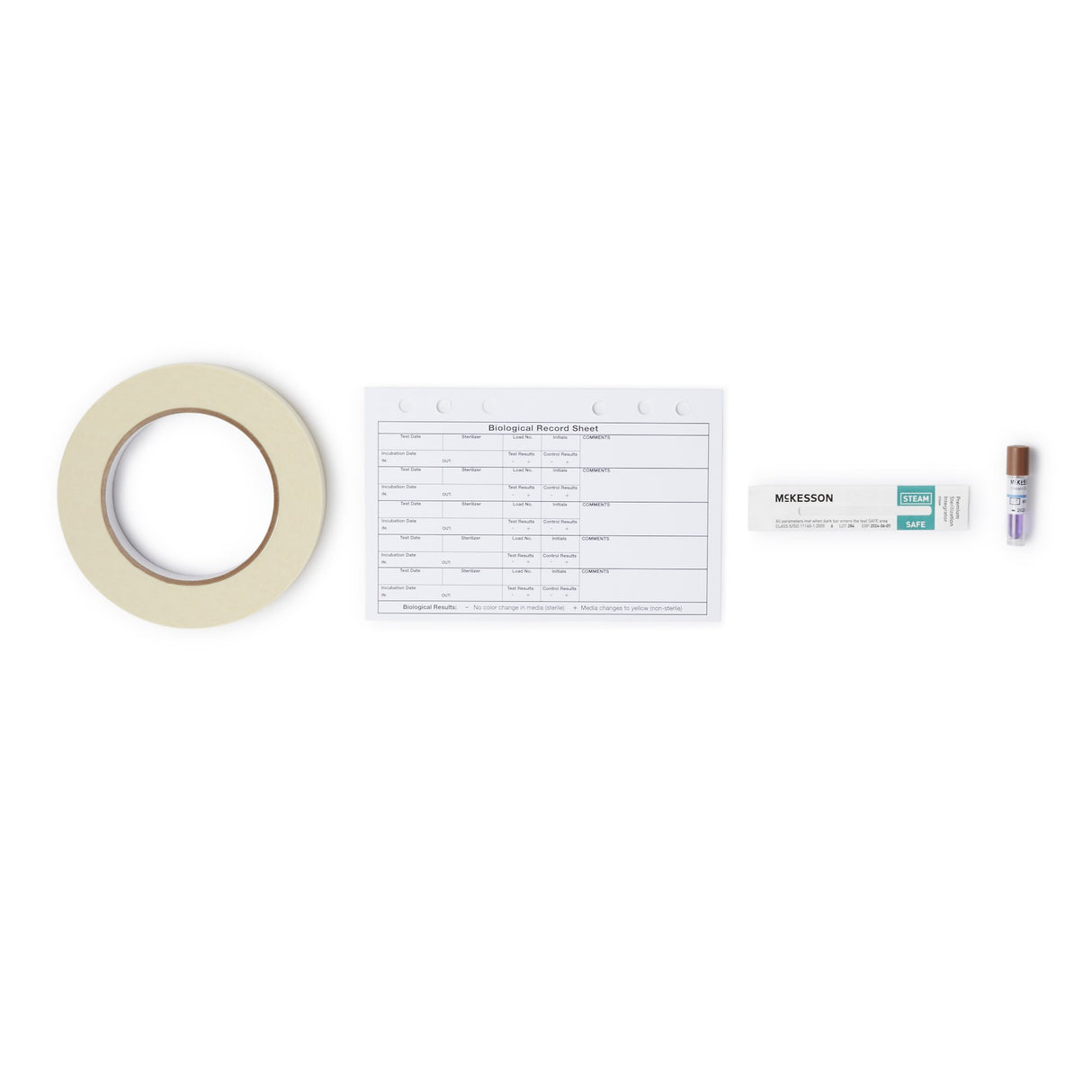 McKesson Sterilization Biological Indicator Starter Kit Steam 4 Inch Length - BeHope