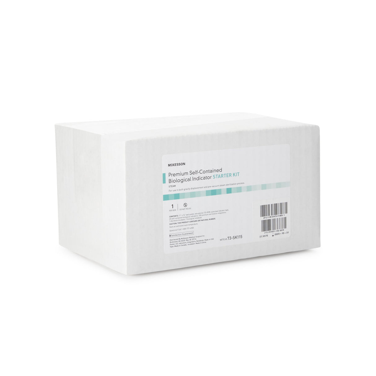 McKesson Sterilization Biological Indicator Starter Kit Steam 4 Inch Length - BeHope