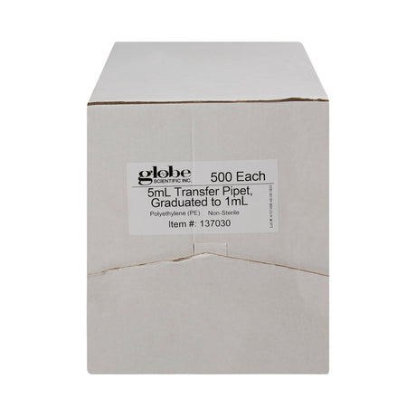 Globe Scientific Nonsterile Graduated Transfer Pipette LDPE - BeHope