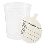 Globe Scientific Plastic Specimen Container with Pour Spout Without Closure - BeHope