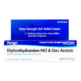 Itch Relief Cream with Diphenhydramine HCl Zinc Acetate - BeHope