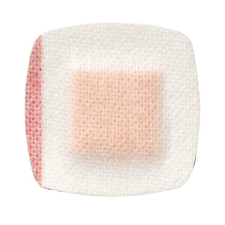 Adhesive Strip PolyMemÂ® Polyurethane / Film Pink / White 2 X 2 Inch Sterile - BeHope