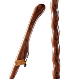 Walking Stick Brazos™ Twisted HitchHiker Wood 48 Inch Height Red - BeHope