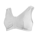 Post-Surgical Bra McKesson 34 Inch Chest White Front Hook and Eye Closure Hook and Loop Shoulder Strap - BeHope