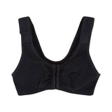 Post-Surgical Bra McKesson 32 Inch Chest Black Front Hook and Eye Closure Hook and Loop Shoulder Strap - BeHope