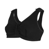 Post-Surgical Bra McKesson 36 Inch Chest Black Front Hook and Eye Closure Hook and Loop Shoulder Strap - BeHope