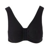 Post-Surgical Bra McKesson 36 Inch Chest Black Front Hook and Eye Closure Hook and Loop Shoulder Strap - BeHope