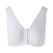 Post-Surgical Bra McKesson 38 Inch Chest White Front Hook and Eye Closure Hook and Loop Shoulder Strap - BeHope