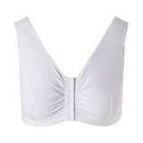 Post-Surgical Bra McKesson 38 Inch Chest White Front Hook and Eye Closure Hook and Loop Shoulder Strap - BeHope