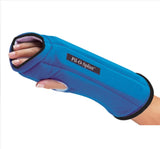 Resting Wrist / Hand Splint ProCare® IMAK® RSI Adjustable Pil-O-Splint® Cotton / Flannel / Foam Left or Right Hand Blue One Size Fits Most - BeHope