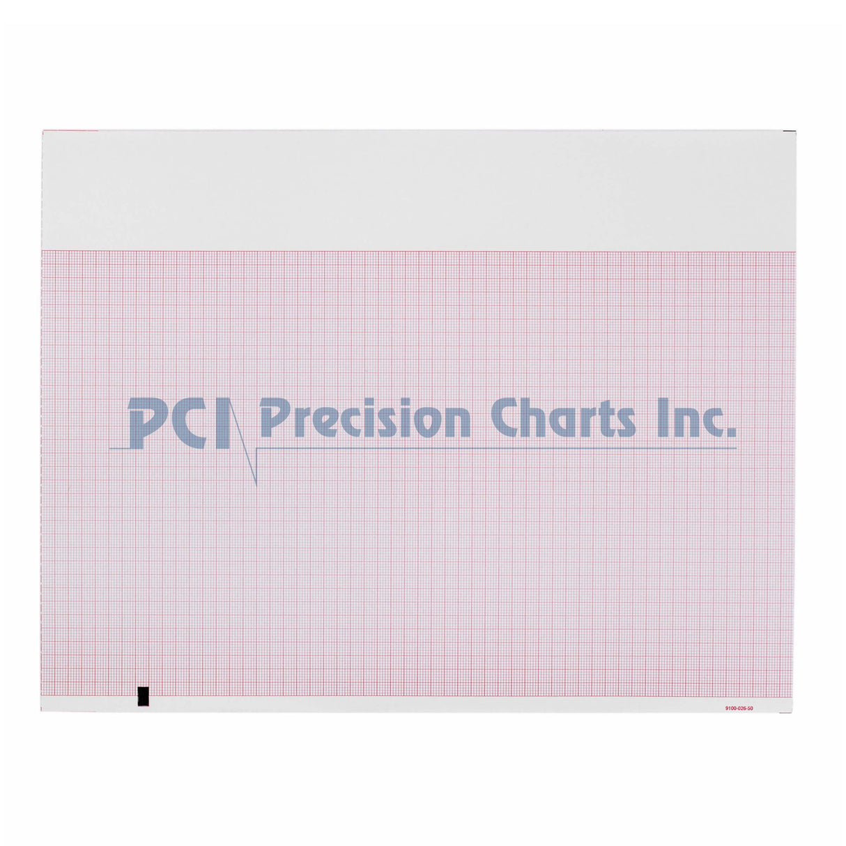 Recording Chart Paper Precision Charts Z-Fold Red Grid - BeHope