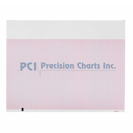 Recording Chart Paper Precision Charts Z-Fold Red Grid - BeHope