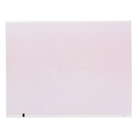 Recording Chart Paper Burdick Z-fold Red Grid - Behope