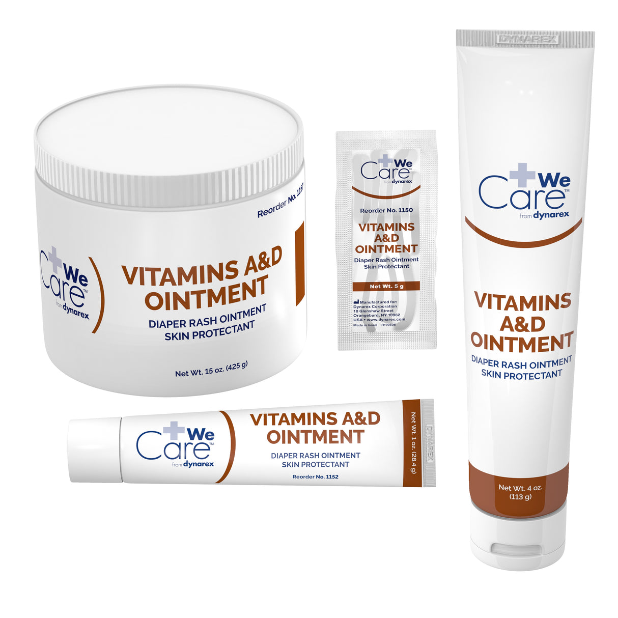 A & D Ointment We Care from Dynarex 1 oz. Tube Scented Ointment