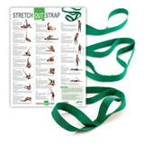Stretch Assist Strap With Poster Stretch-Out® 6 Foot Length Green - BeHope