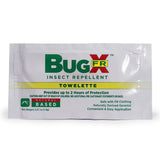Insect Repellent Plant-Based Geraniol Bug X FR® Towelette Individual Packet - BeHope