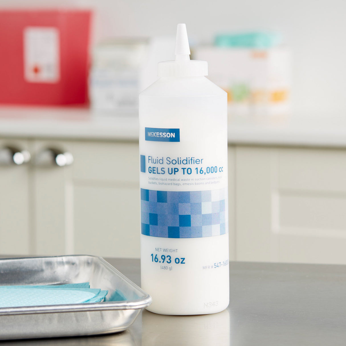 Fluid Solidifier McKesson 16,000 cc Needle Nose Tip Bottle 16 oz. - BeHope
