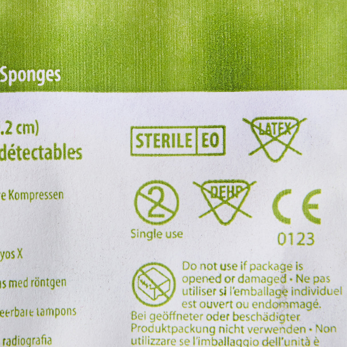 Gauze Sponge Visitec™ 4 X 4 Inch 16-Ply Sterile X-Ray Detectable 10 per Tray - BeHope