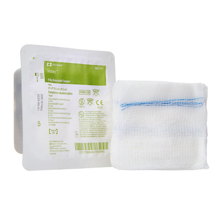 Gauze Sponge Visitec™ 4 X 4 Inch 16-Ply Sterile X-Ray Detectable 10 per Tray - BeHope