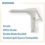 Vaginal Speculum Mckesson Graves Nonsterile Office Grade Acrylic Disposable Light Source Compatible - BeHope