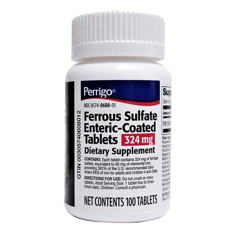 Iron Mineral Supplement Enteric Coated for Healthy Levels - BeHope