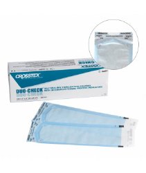 Sterilization Pouch Duo-Check® Ethylene Oxide (EO) Gas / Steam 2-3/4 X 9 Inch Self Seal Paper - BeHope