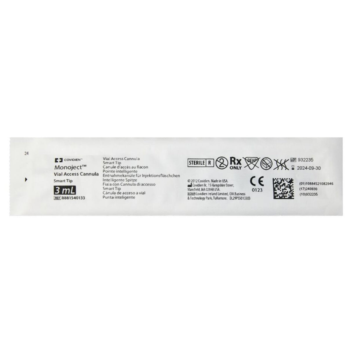Cannula with Syringe Monoject SmarTip™ Med Prep 3 mL 16 Gauge - BeHope
