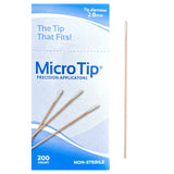 Swabstick Micro-Tip® Cotton Tip Wood Shaft 6 Inch NonSterile 200 per Pack - BeHope