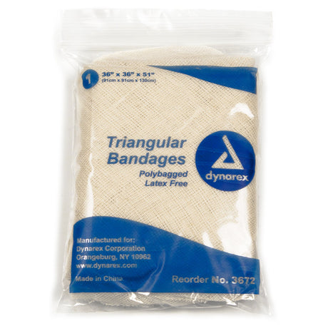 Triangular Bandage / Arm Sling dynarex® Safety Pin One Size Fits Most - BeHope