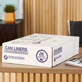 Trash Bag McKesson 45 gal. Gray LLDPE 1.1 mil 38 X 58 Inch Star Seal Bottom Coreless Roll