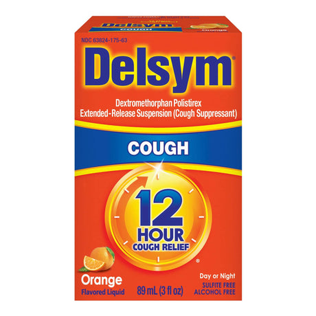 Cold and Cough Relief Delsym® 30 mg / 5 mL Strength Liquid 3 oz. - BeHope