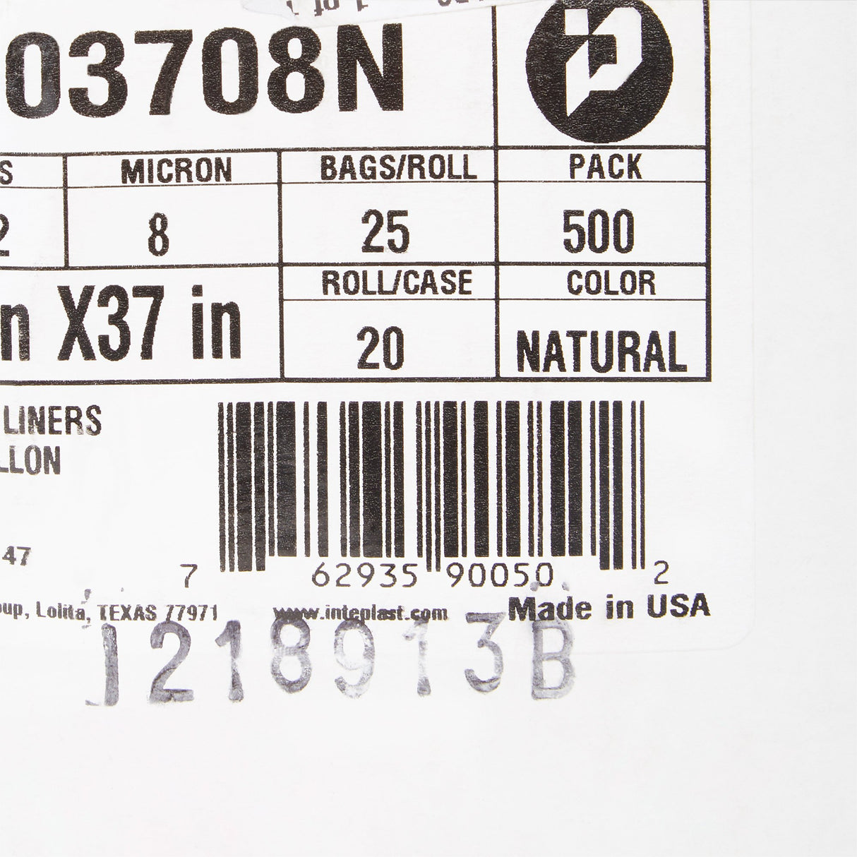 Trash Bag McKesson 30 gal. Clear HDPE 8 Mic. 30 X 37 Inch Star Seal Bottom Coreless Roll