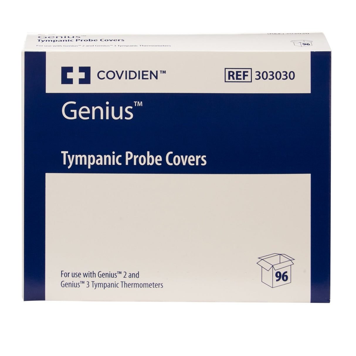 Tympanic Thermometer Probe Cover Genius™ For use with Genius™ 2 Tympanic Thermometer 96 per Box - BeHope
