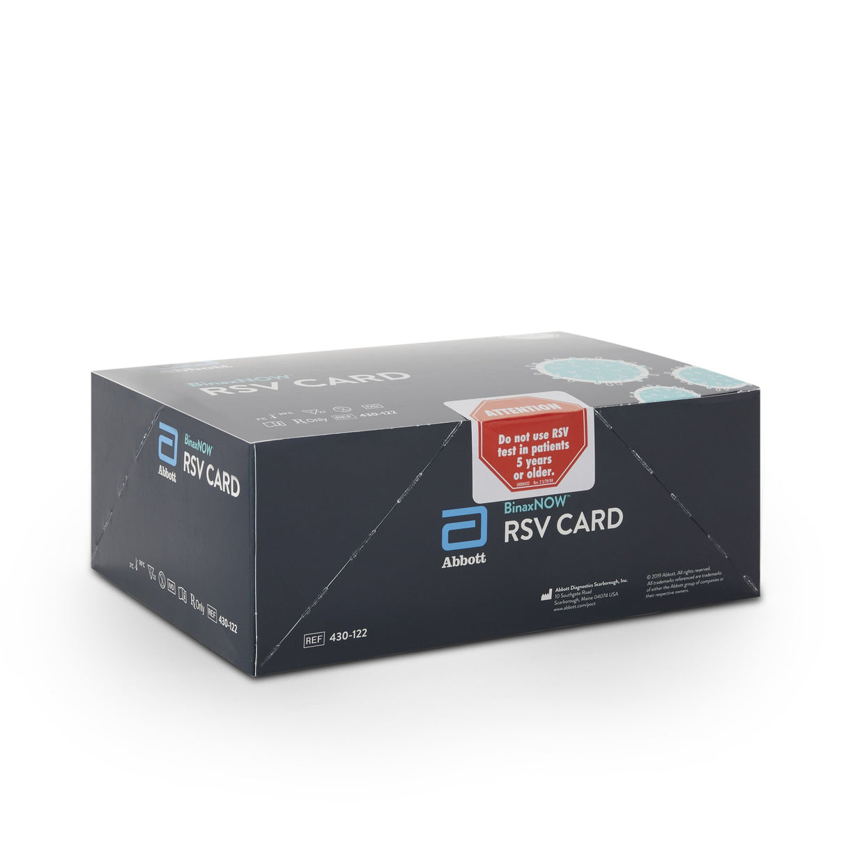 Respiratory Test Kit BinaxNOW® Respiratory Syncytial Virus Test (RSV) 22 Tests CLIA Waived - BeHope