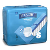 Absorbent Underwear FitRight® Classic Pull On with Tear Away Seams Small Unisex Disposable Moderate Absorbency - BeHope
