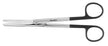 Dissecting Scissors MeisterHand® SuperCut Mayo 6-3/4 Inch Length OR / Surgical Grade German Stainless Steel NonSterile Finger Ring Handle Curved Blunt Tip / Blunt Tip - BeHope