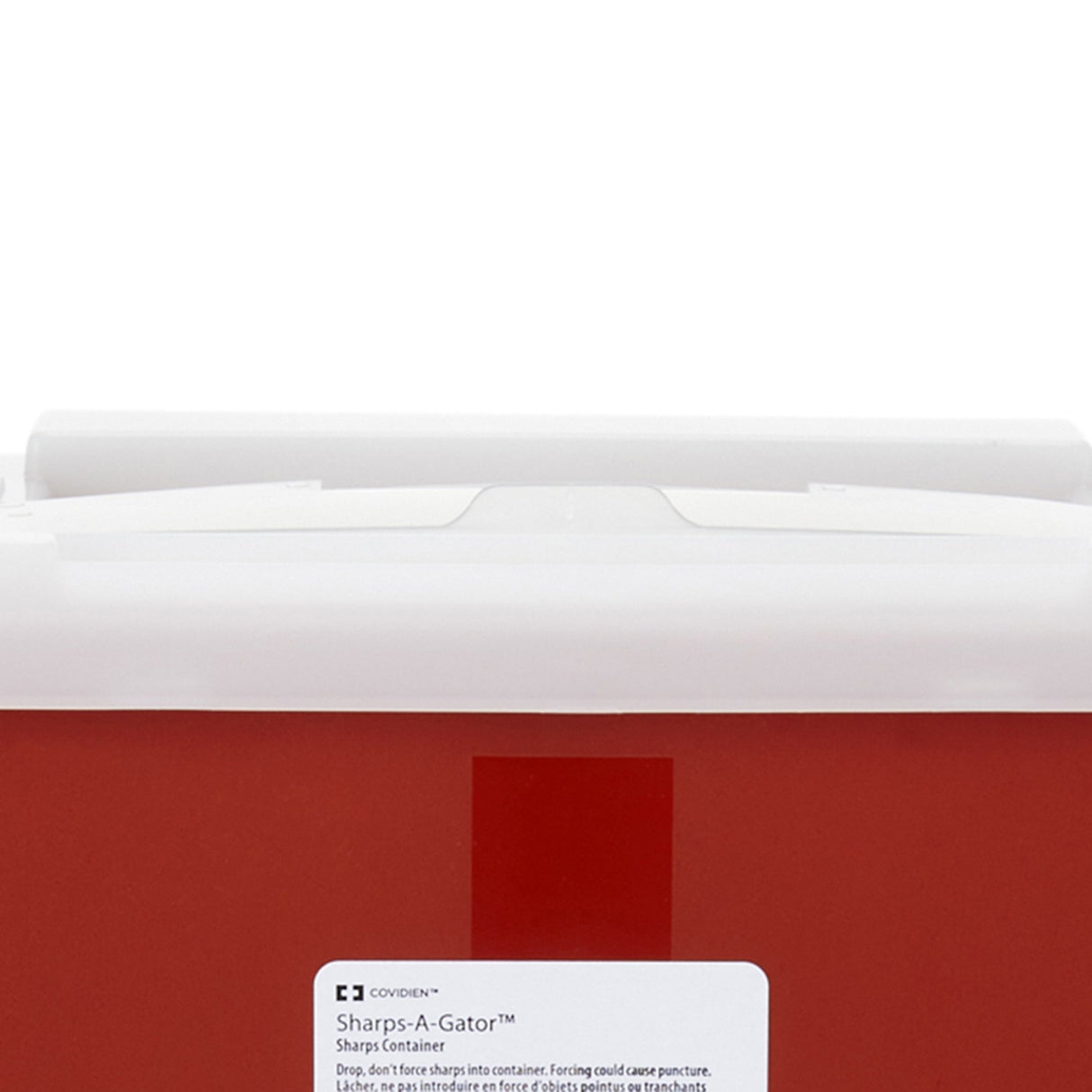 Sharps Container Sharps-A-Gator™ Red Base 10-1/4 H X 7 D X 10-1/2 W Inch Vertical Entry 2 Gallon - BeHope