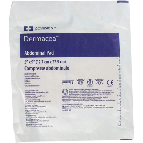 Abdominal Pad Dermacea™ 5 X 9 Inch NonSterile 880 per Case - BeHope