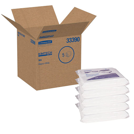 Cleanroom Wipe Kimtech™ Pure ™ W4 100 Count Bag 9 X 9 Inch NonSterile Disposable - BeHope