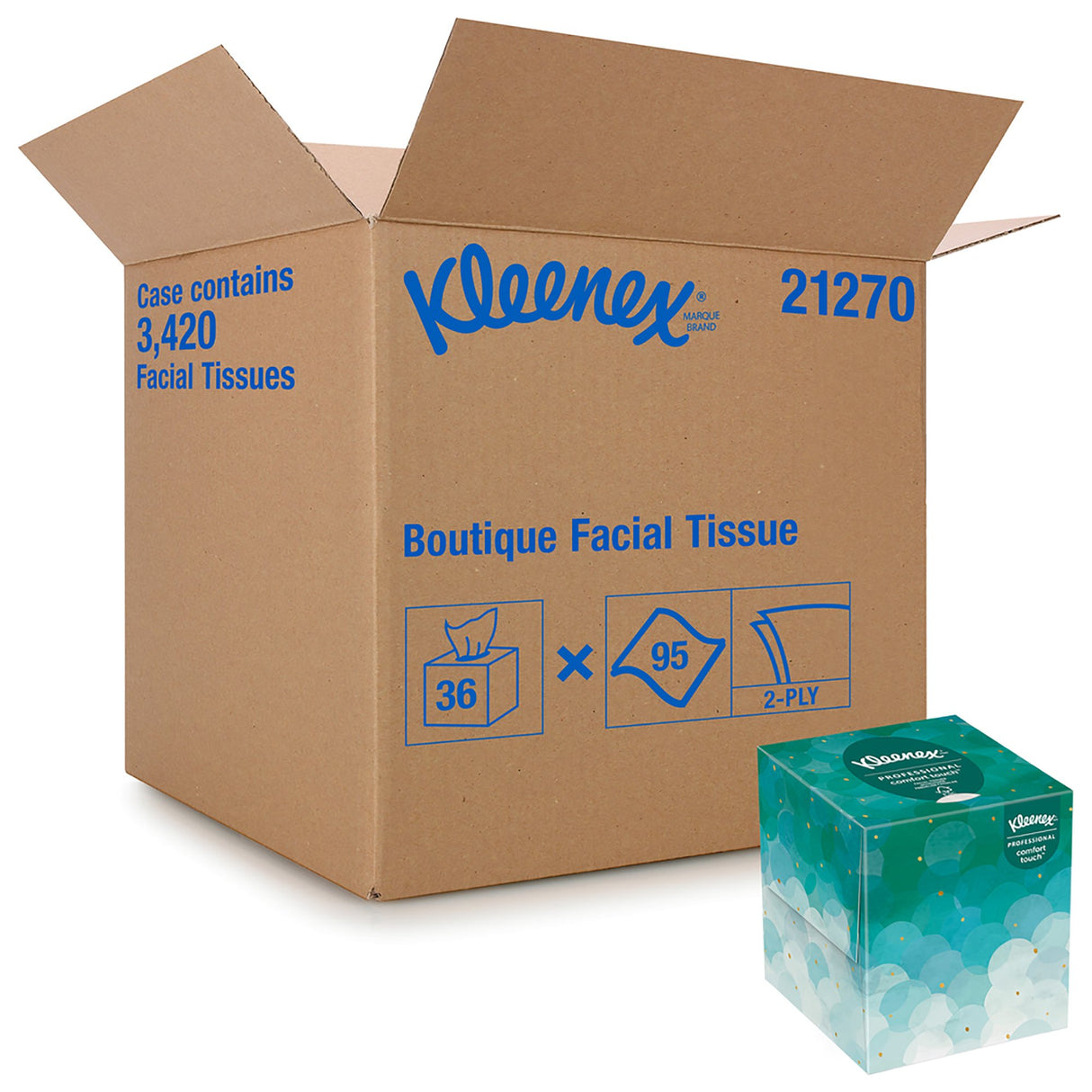 Facial Tissue Kleenex® Soft Gentle Boutique Design - BeHope