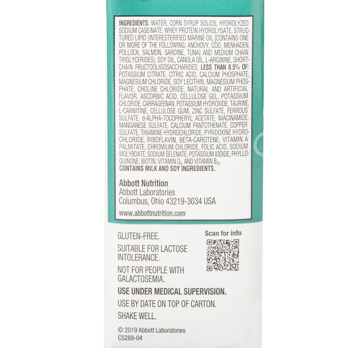 Tube Feeding Formula Pivot® 1.5 Cal Unflavored Liquid 8 oz. Reclosable Carton - BeHope