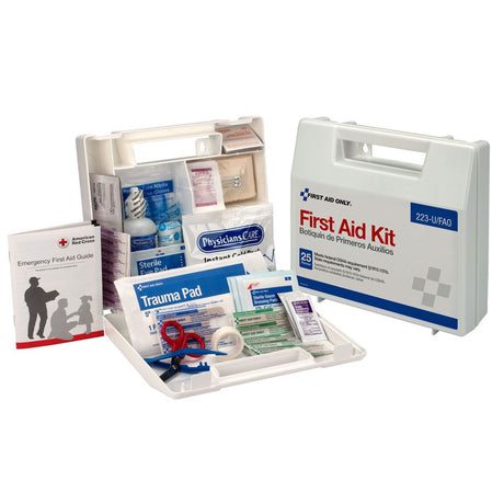 First Aid Kit First Aid Only® 25 Person Plastic Case - BeHope