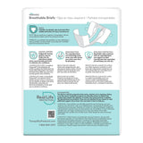 Unisex Adult Incontinence Brief Tranquility® Essential Medium Disposable Heavy Absorbency - BeHope