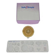 Ostomy Barrier Safe n Simple™ Trim to Fit, Standard Wear Adhesive Tape Collar 57 mm Flange Up to 1-1/2 Inch Opening 5 X 5 Inch - BeHope
