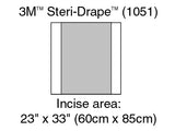 Surgical Drape 3M™ Steri-Drape™ X-Large Incise Drape 23 W X 33 L Inch Sterile - BeHope
